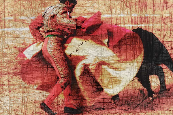 San Miguel, Bullfight #1 - Doug Landreth