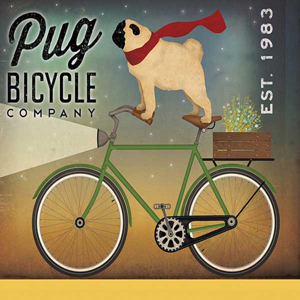 Pug on a Bike - Ryan Fowler