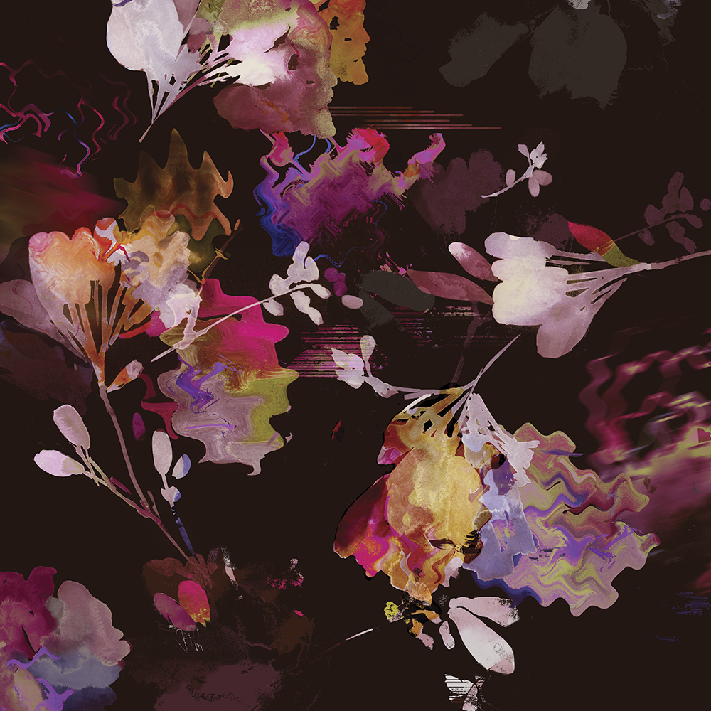 Glitchy Floral III - PI Studio