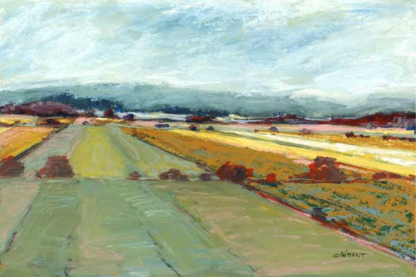 Pastel Landscape VIII - Jacques Clement