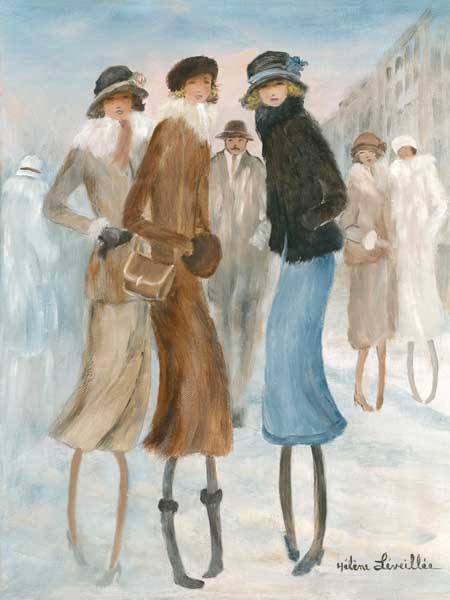 Belle rencontre d'hiver - Hélène Léveillée