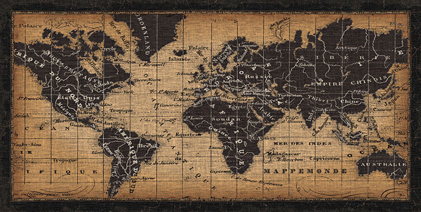 Old World Map - Pela Studio