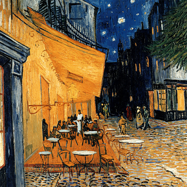 Cafe Terasse in the Evening - Vincent Van Gogh